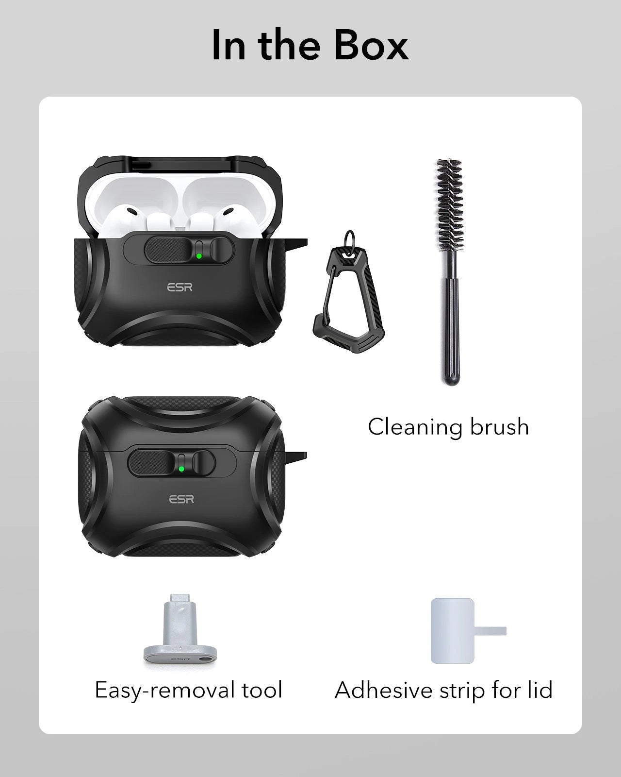 25W CryoBoost Foldable 3-in-1 Magnetic Charger and AirPods Pro 3 Cyber FlickLock Case Bundle– EU Plug-Black&Titanium - Image 15