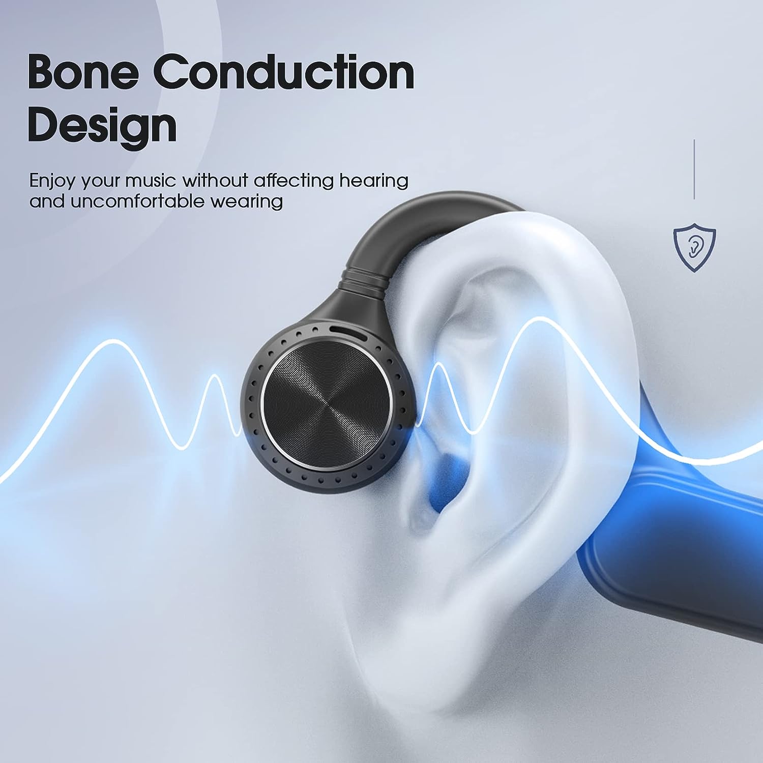 Mpow BH660 Bluetooth Bone Conduction Sport Headphones, Open-Ear Wrieless Running Headphones - Image 2