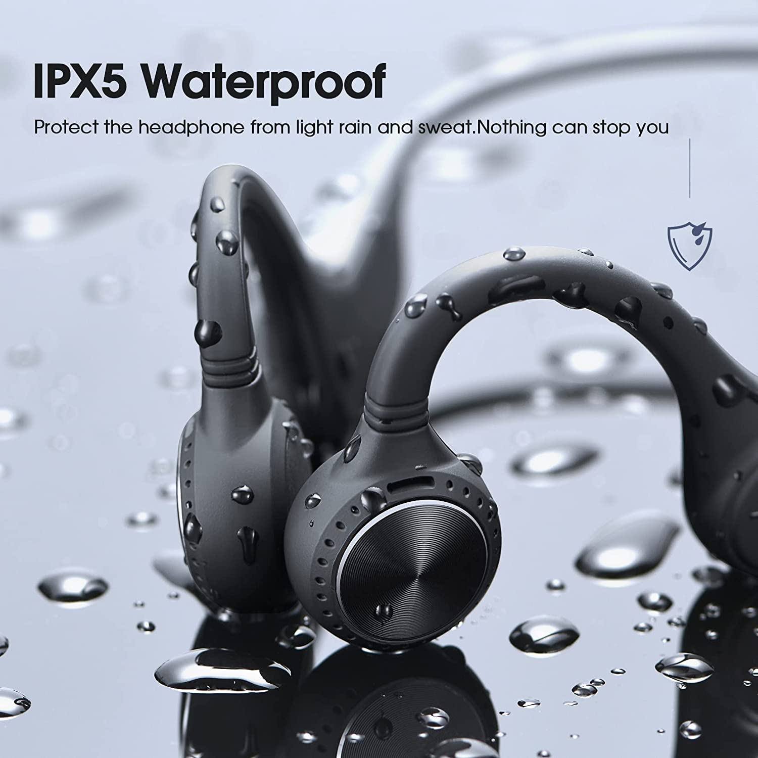 Mpow BH660 Bluetooth Bone Conduction Sport Headphones, Open-Ear Wrieless Running Headphones - Image 5