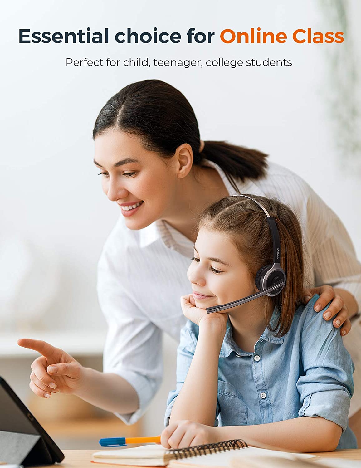 Mpow M5 Pro Bluetooth Headset with Microphone(BH231A) - Image 7