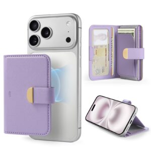 Aura Clutch Magnetic Wallet - Lavender