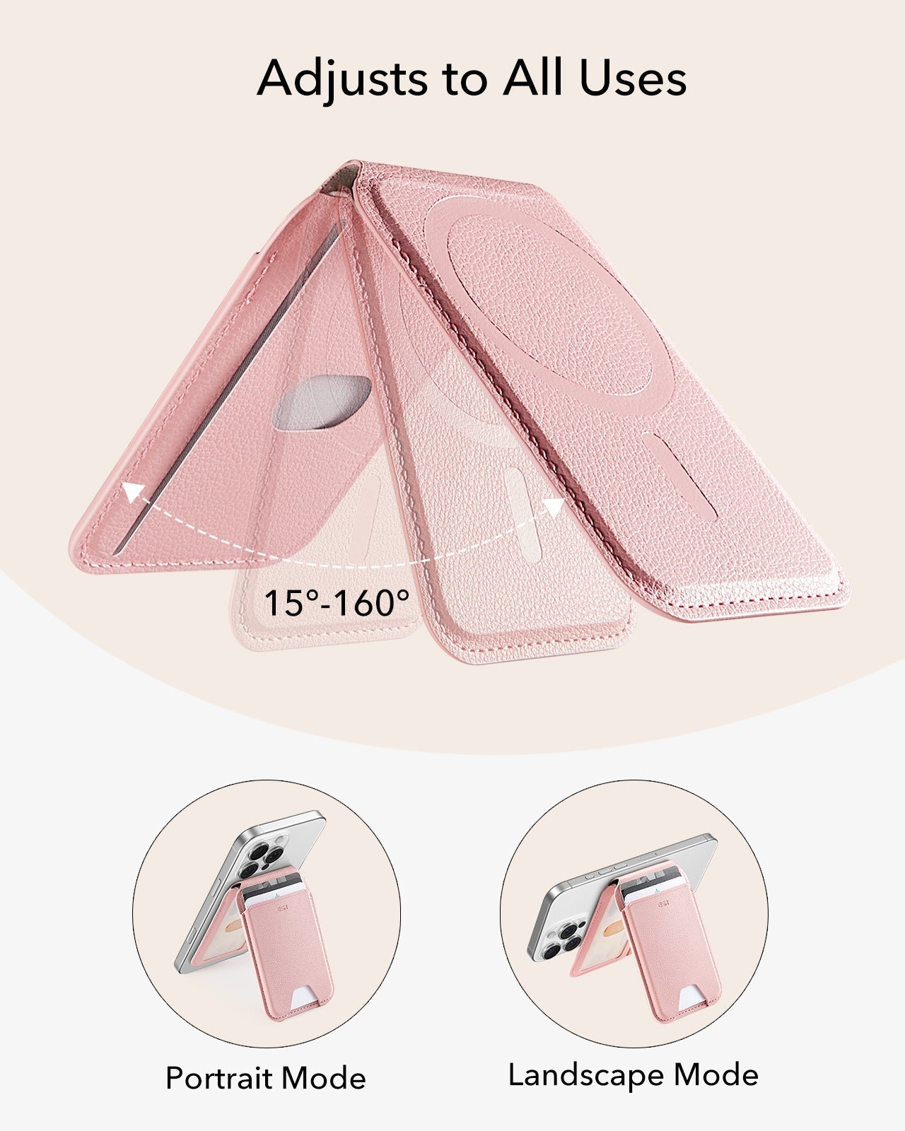 Aura Wallet Stand (HaloLock) - Pink - Image 5