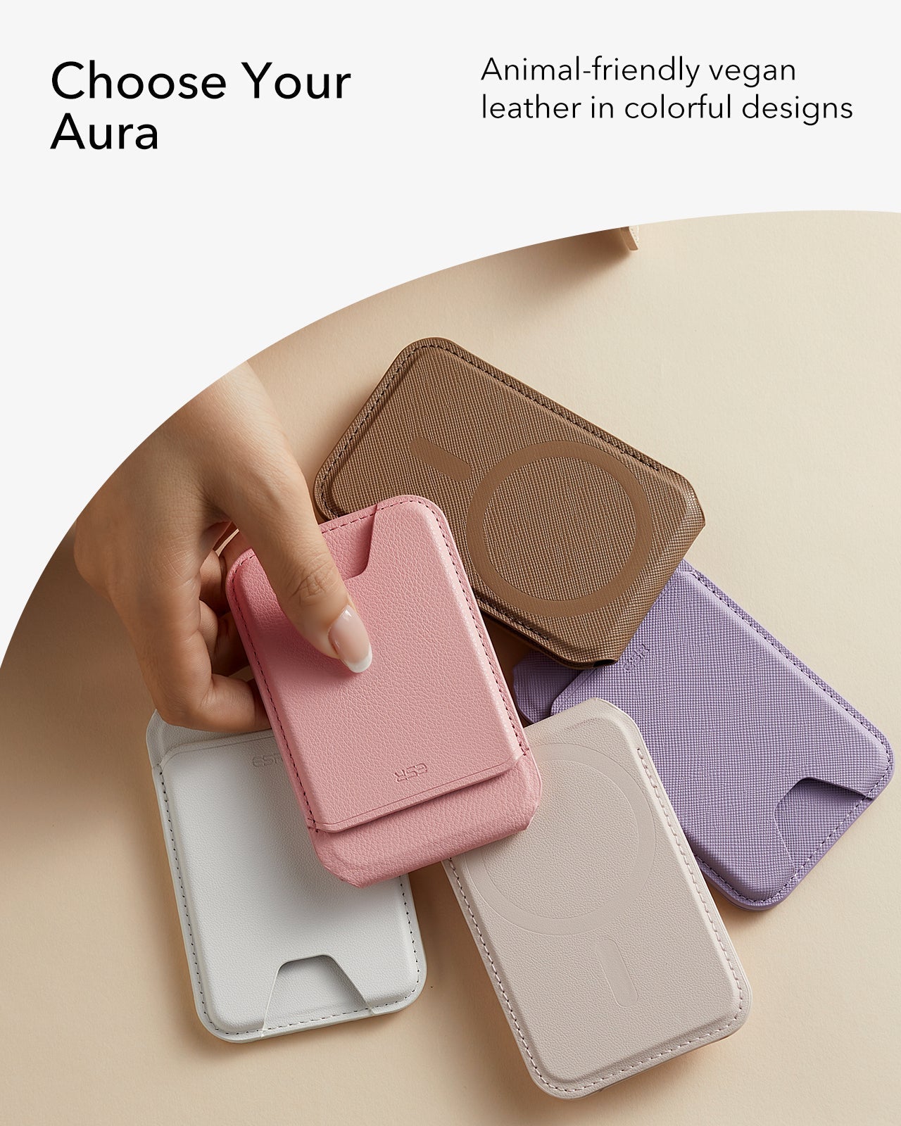 Aura Wallet Stand (HaloLock) - Pink - Image 7