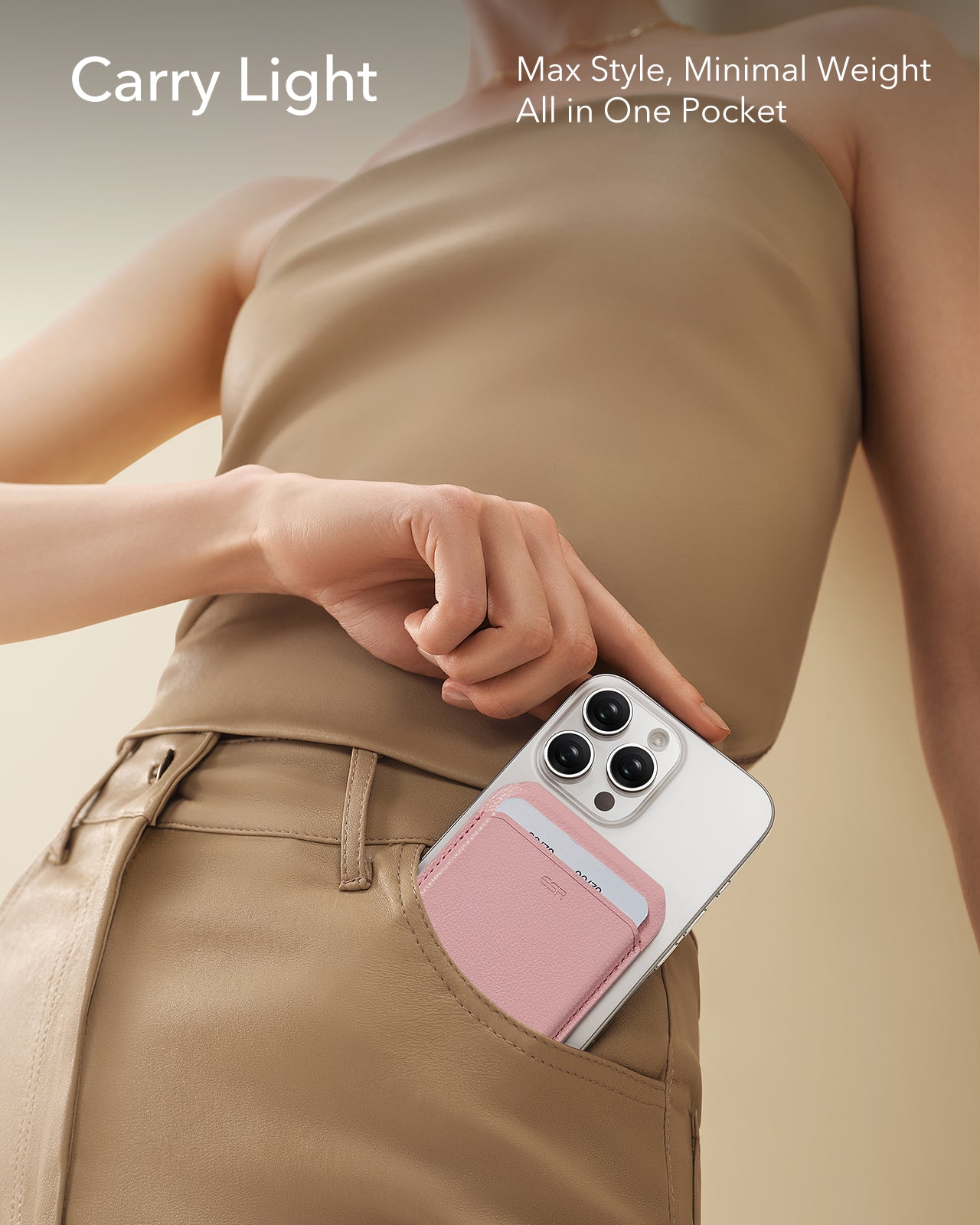 Aura Wallet Stand (HaloLock) - Pink - Image 10