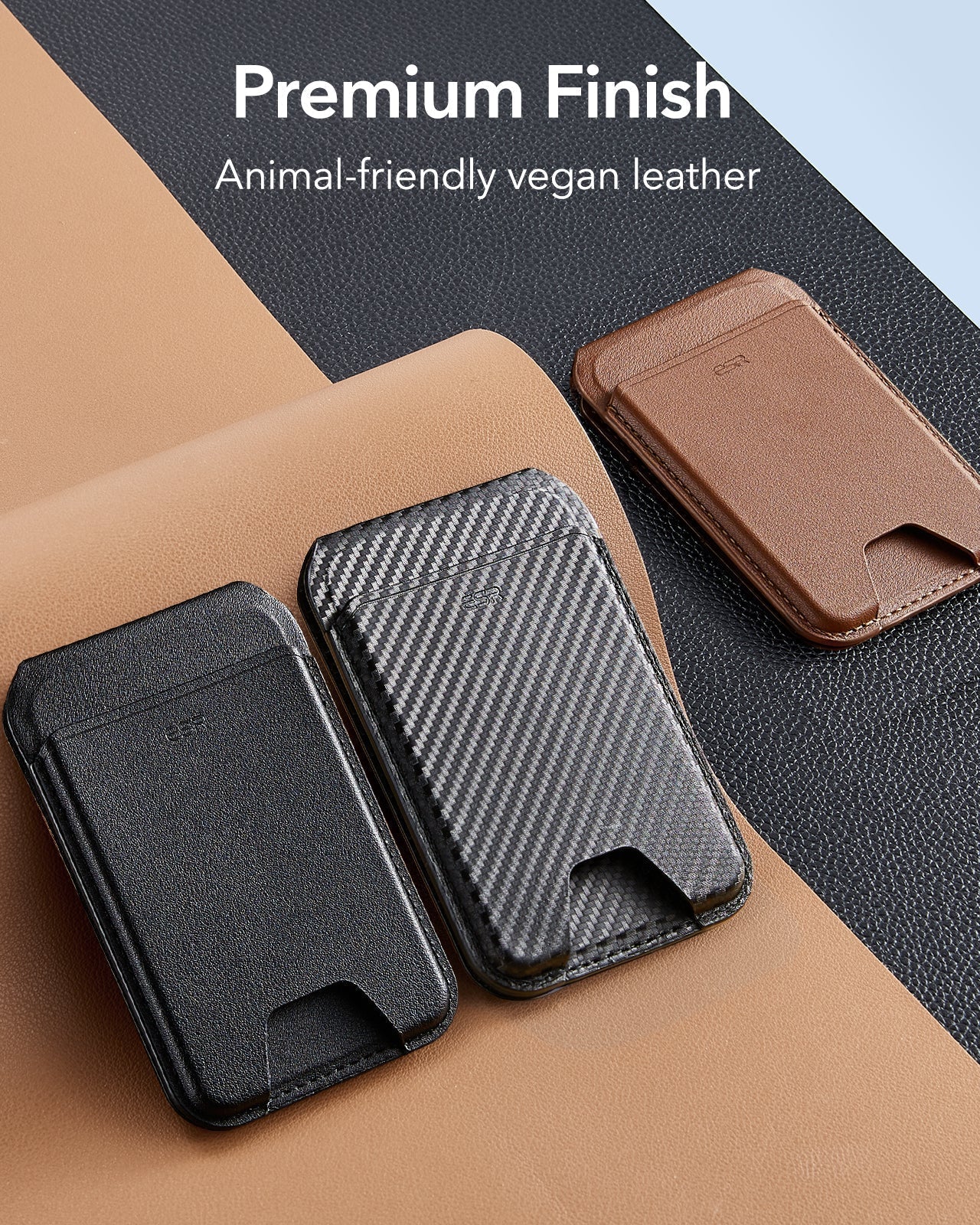 Classic Magnetic Wallet Stand for 5 cards - Dark Blue - Image 8