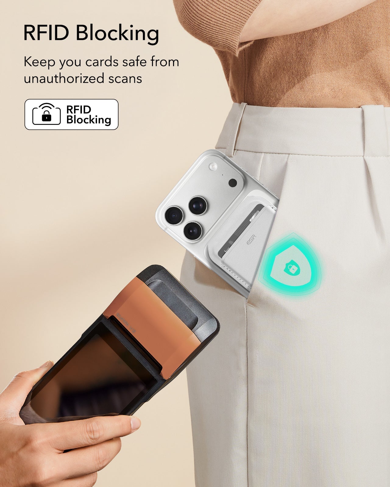 Aura Wallet Stand (HaloLock) - Pink - Image 9