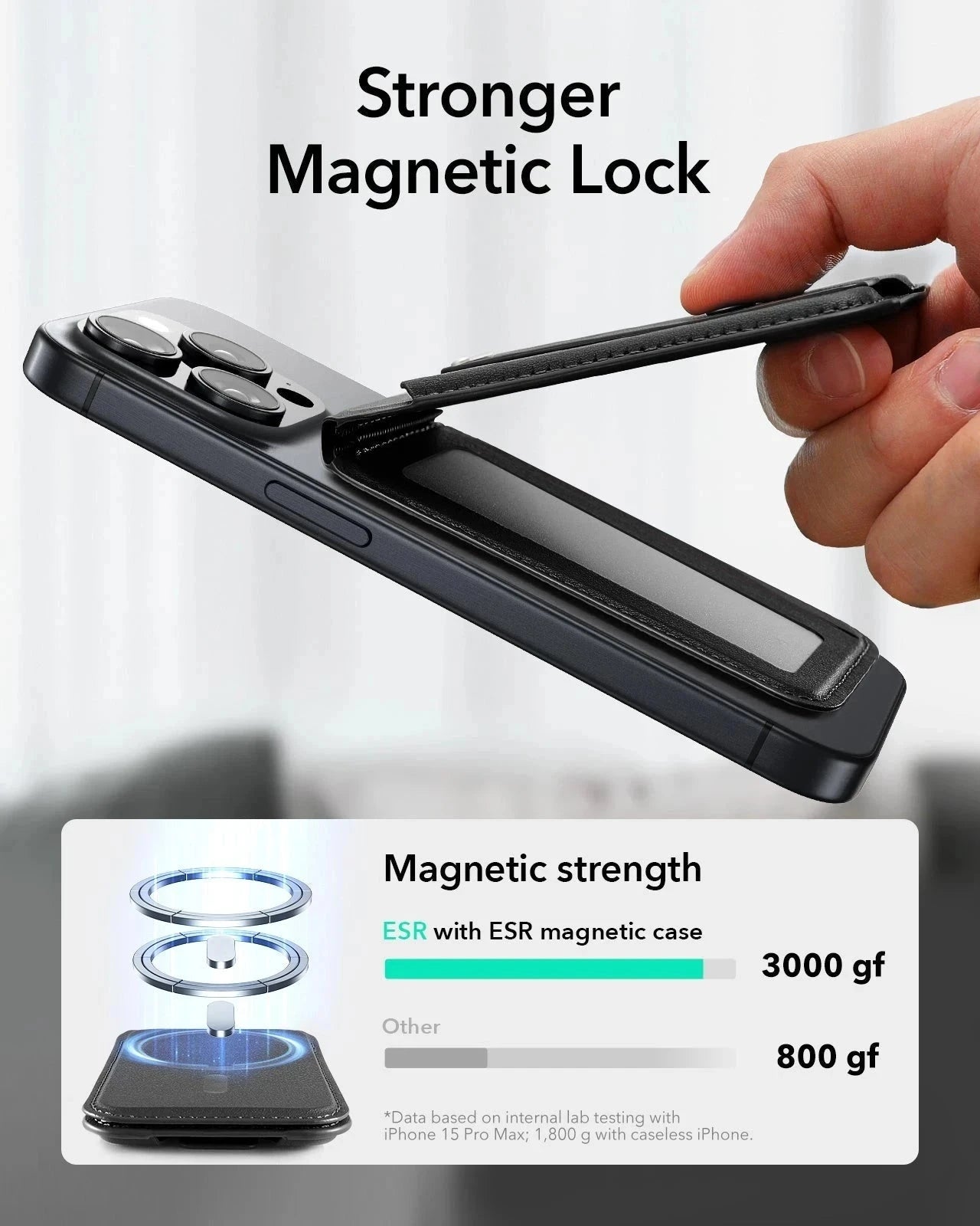 Grip Wallet Stand (HaloLock) - Desert Titanium - Image 4
