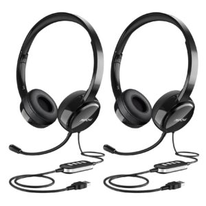 (2 pack)Mpow 071 USB Headset/3.5mm Computer Headset