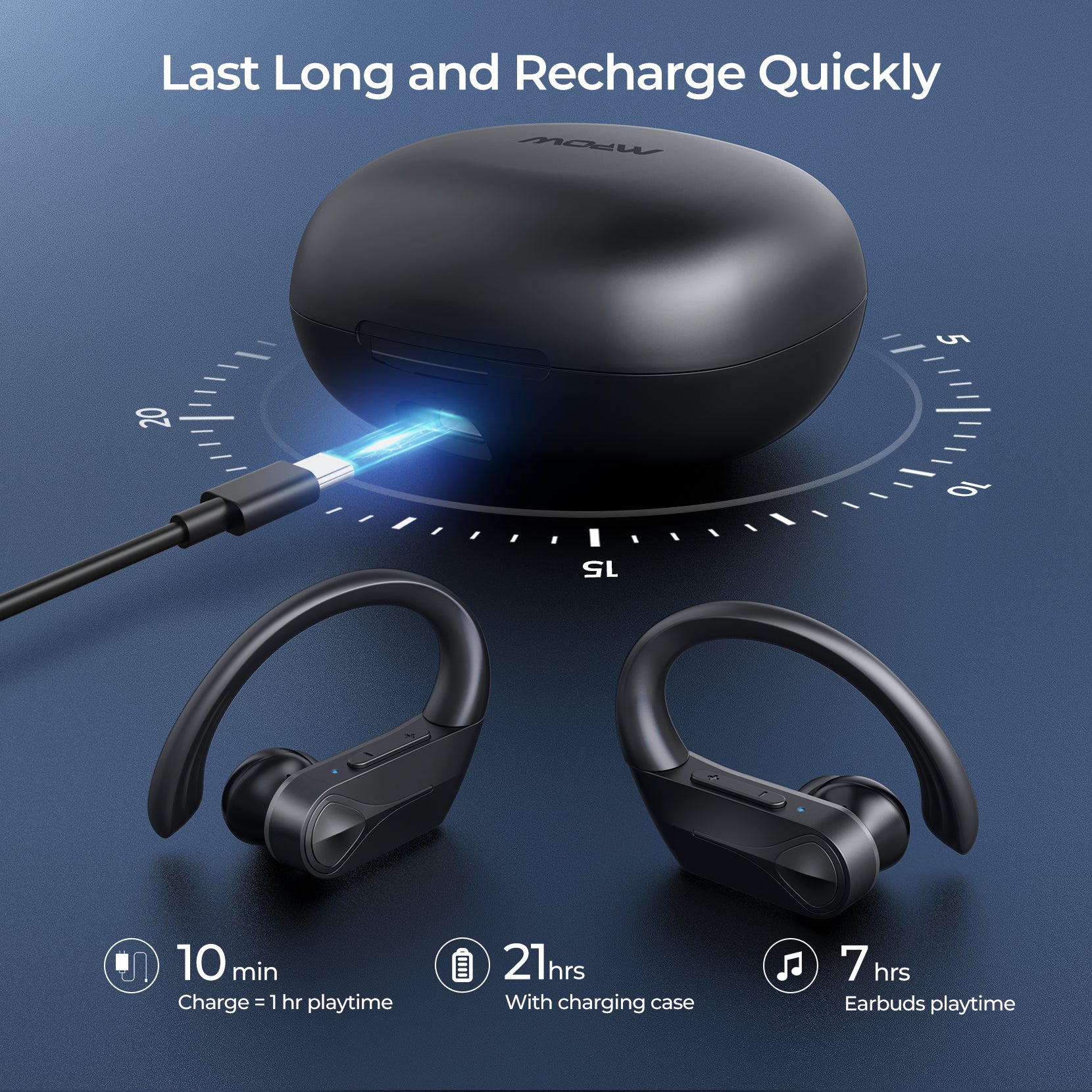 Mpow Flame Solo Wireless Earbuds Sport - Image 2