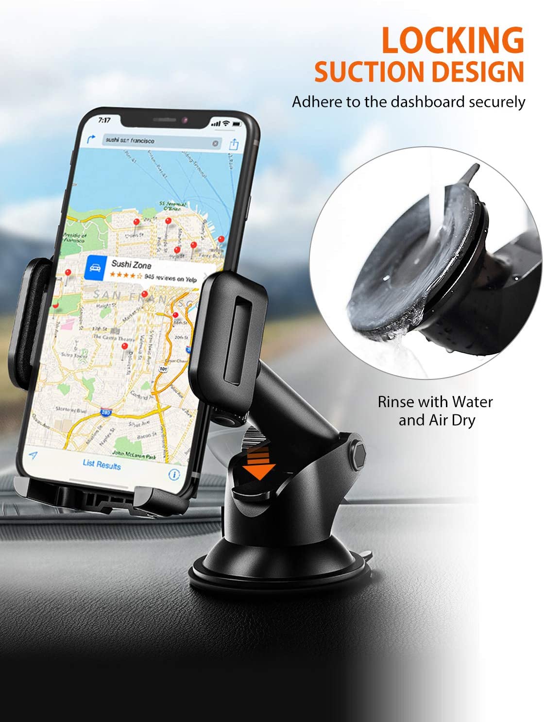 Mpow CA032E Car Phone Holder - Image 9