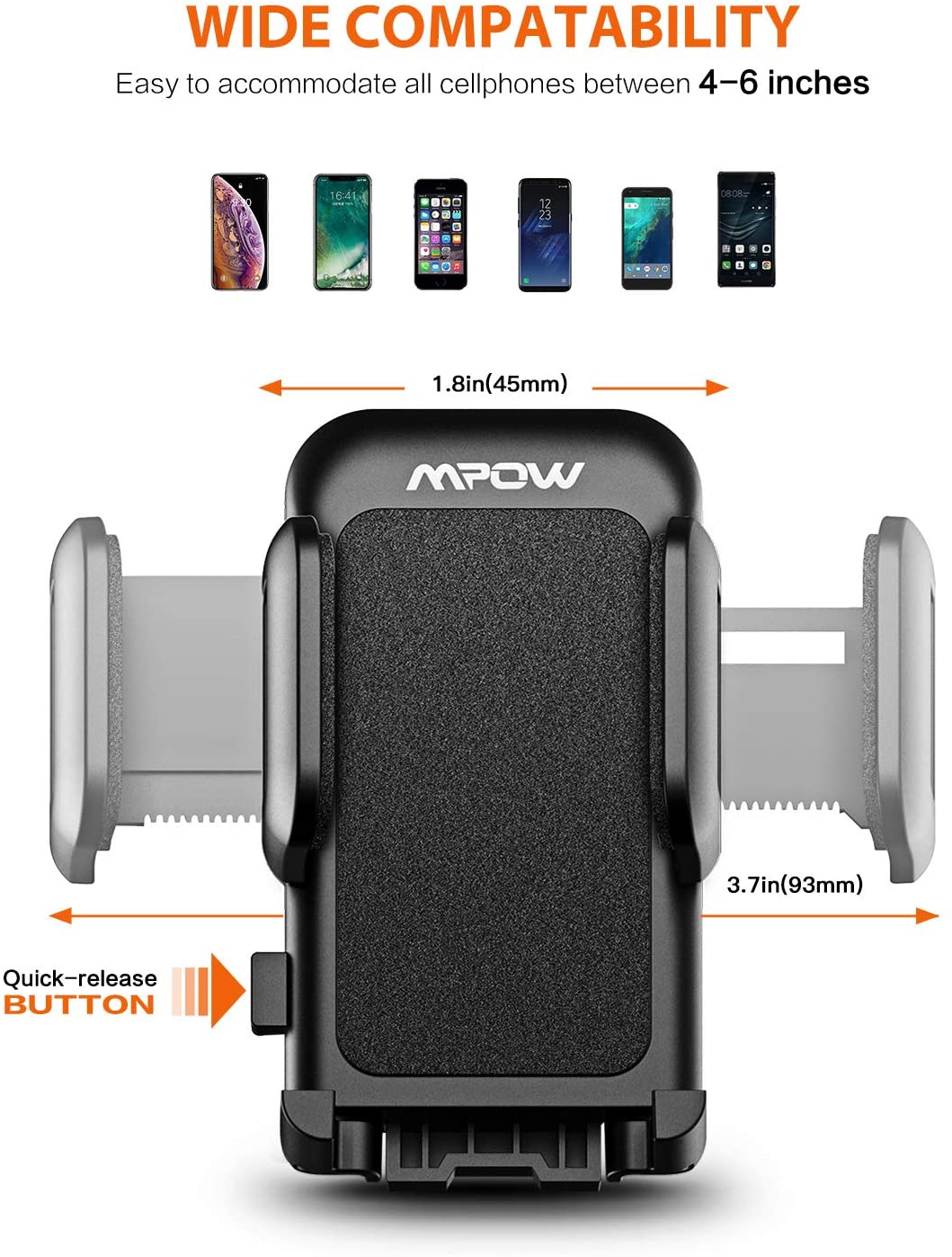 Mpow CA032E Car Phone Holder - Image 7