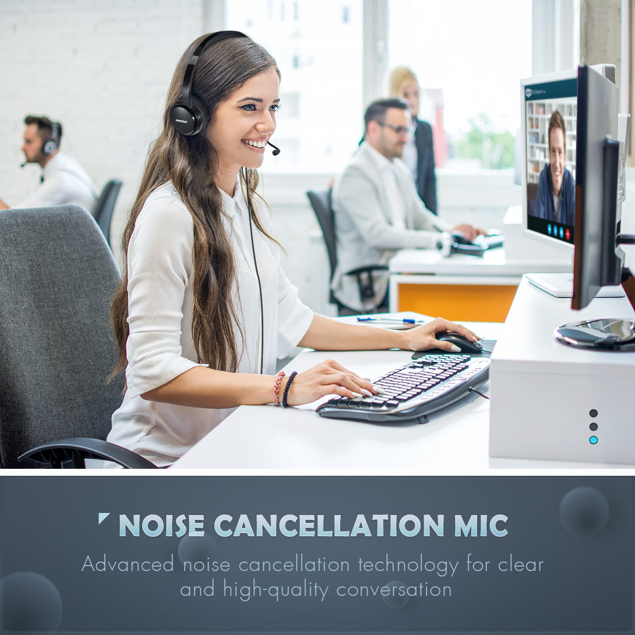 Mpow 071 3.5mm& USB Headset with Microphone - Image 4