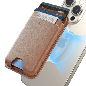 Magnetic Wallet Boost (HaloLock) - Brown